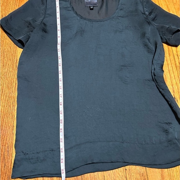 Joe b Women’s Black Sheer Lightweight Scoop Neck T Shirt Size Small - Picture 4 of 5